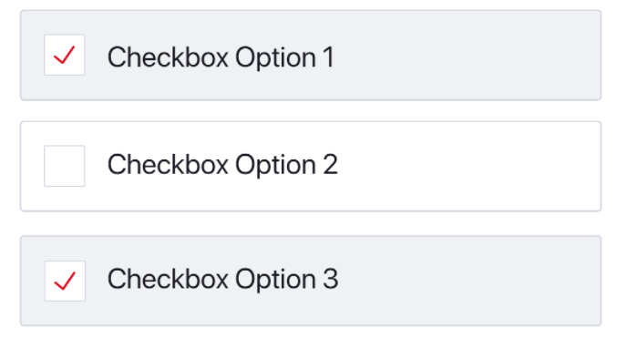 checkboxes component